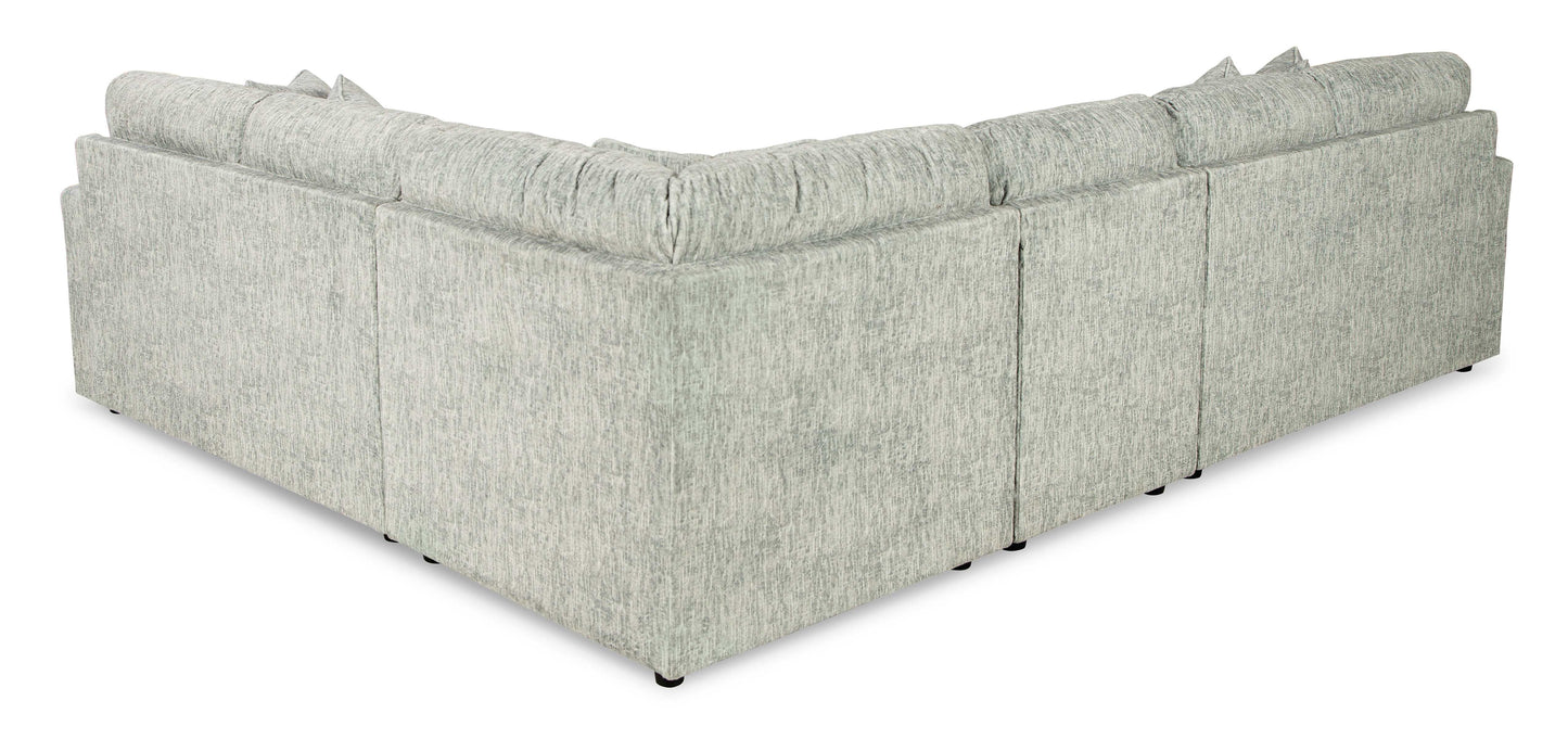 Playwrite Gray 4pc Sectional Sofa