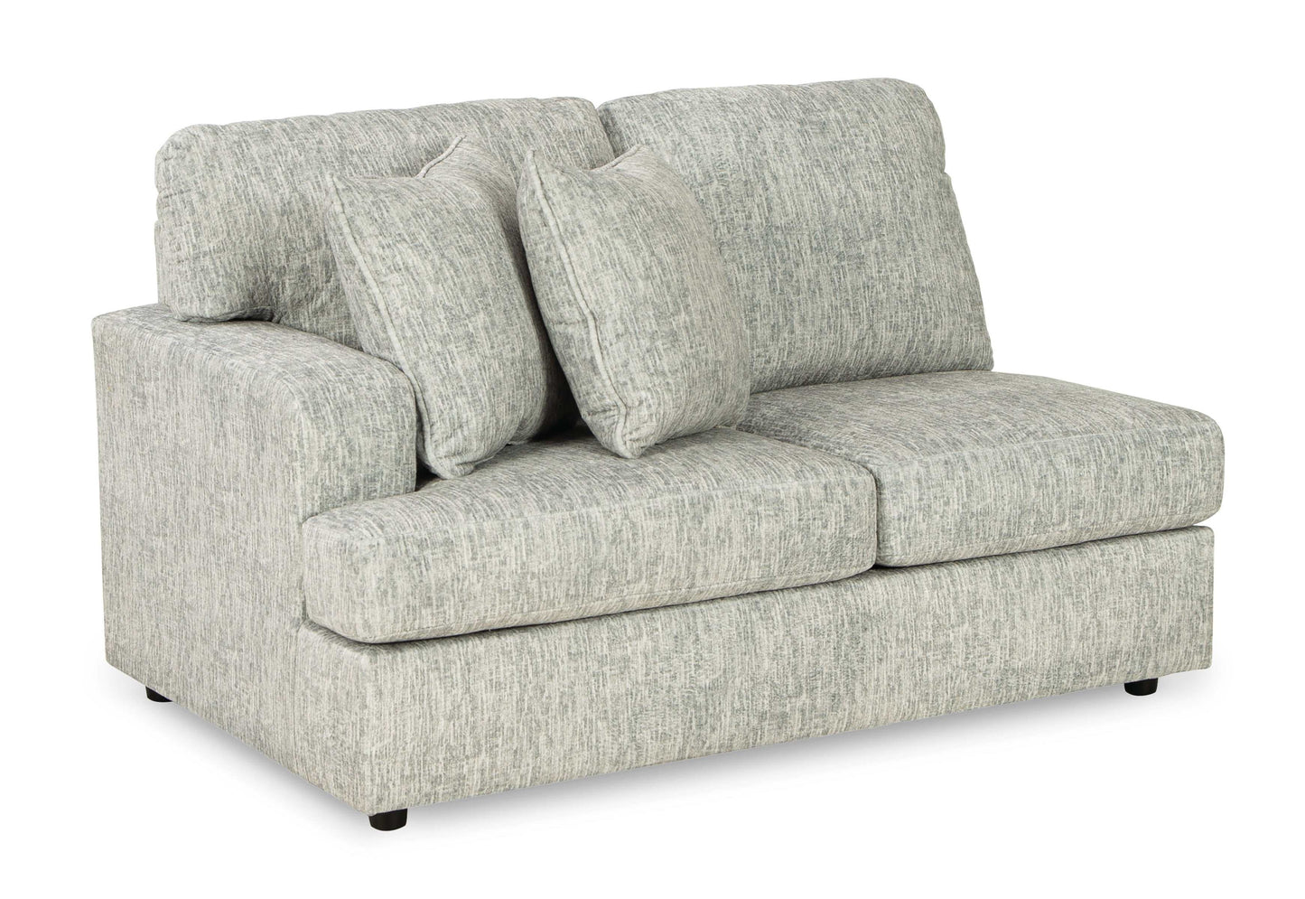 Playwrite Gray 3pc Symmetrical Sectional Sofa