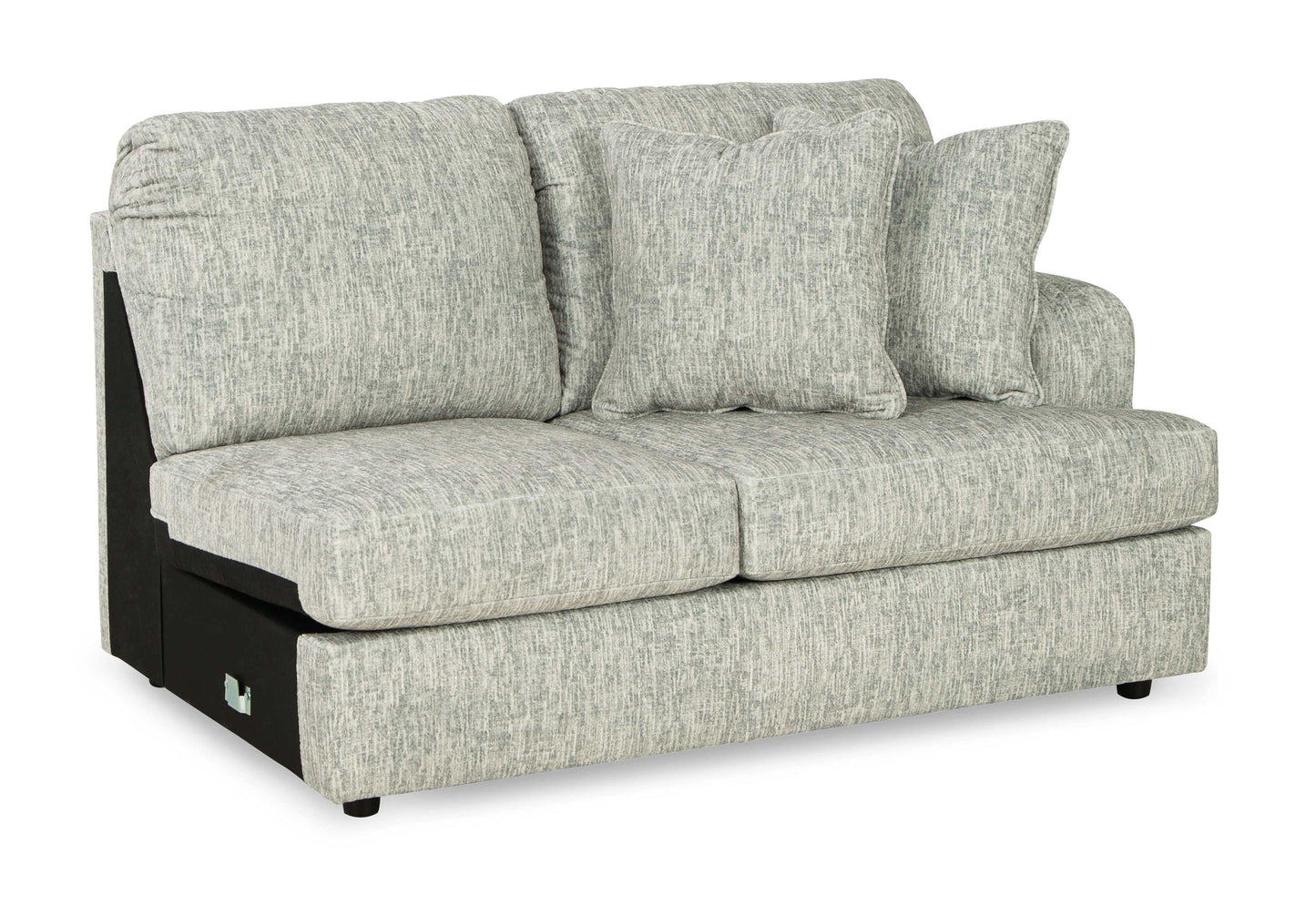 Playwrite Gray 3pc Symmetrical Sectional Sofa