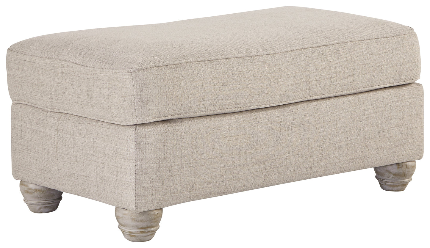 Traemore Linen Sofa, Loveseat, Chair, and Ottoman