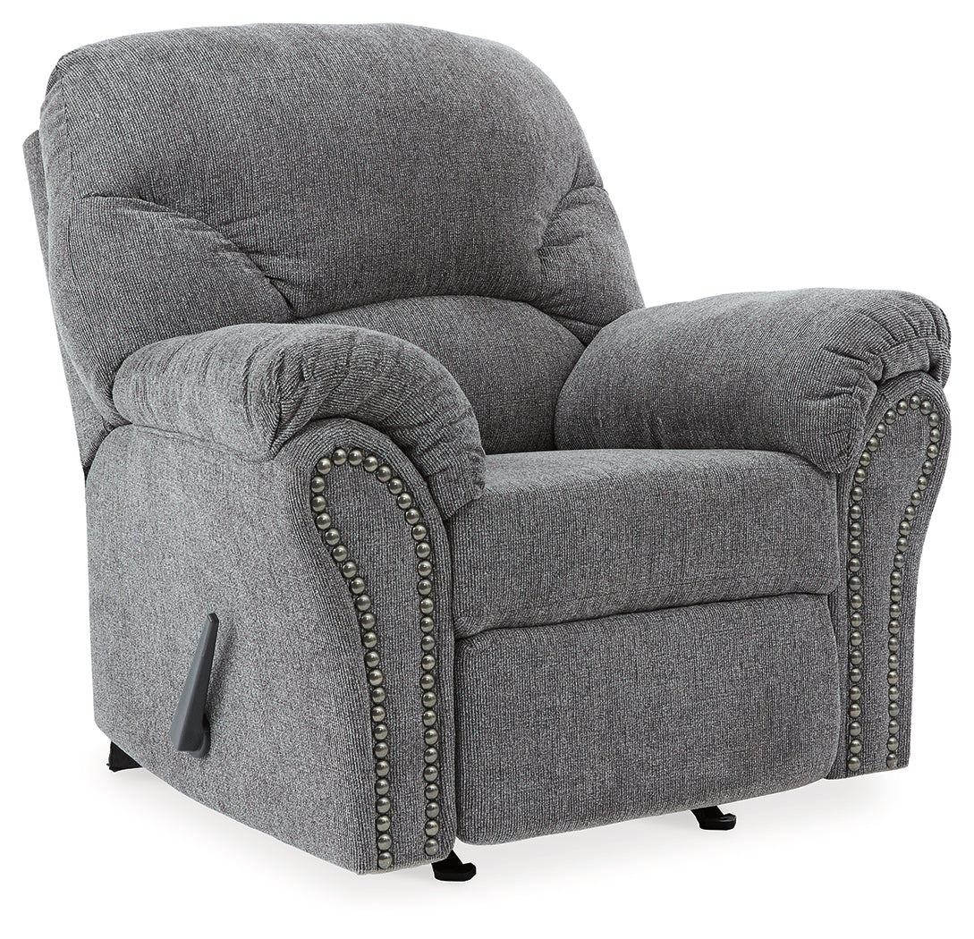 Allmaxx Pewter Sofa, Loveseat and Recliner