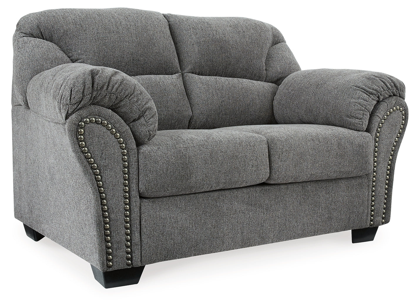 Allmaxx Pewter Sofa, Loveseat and Recliner