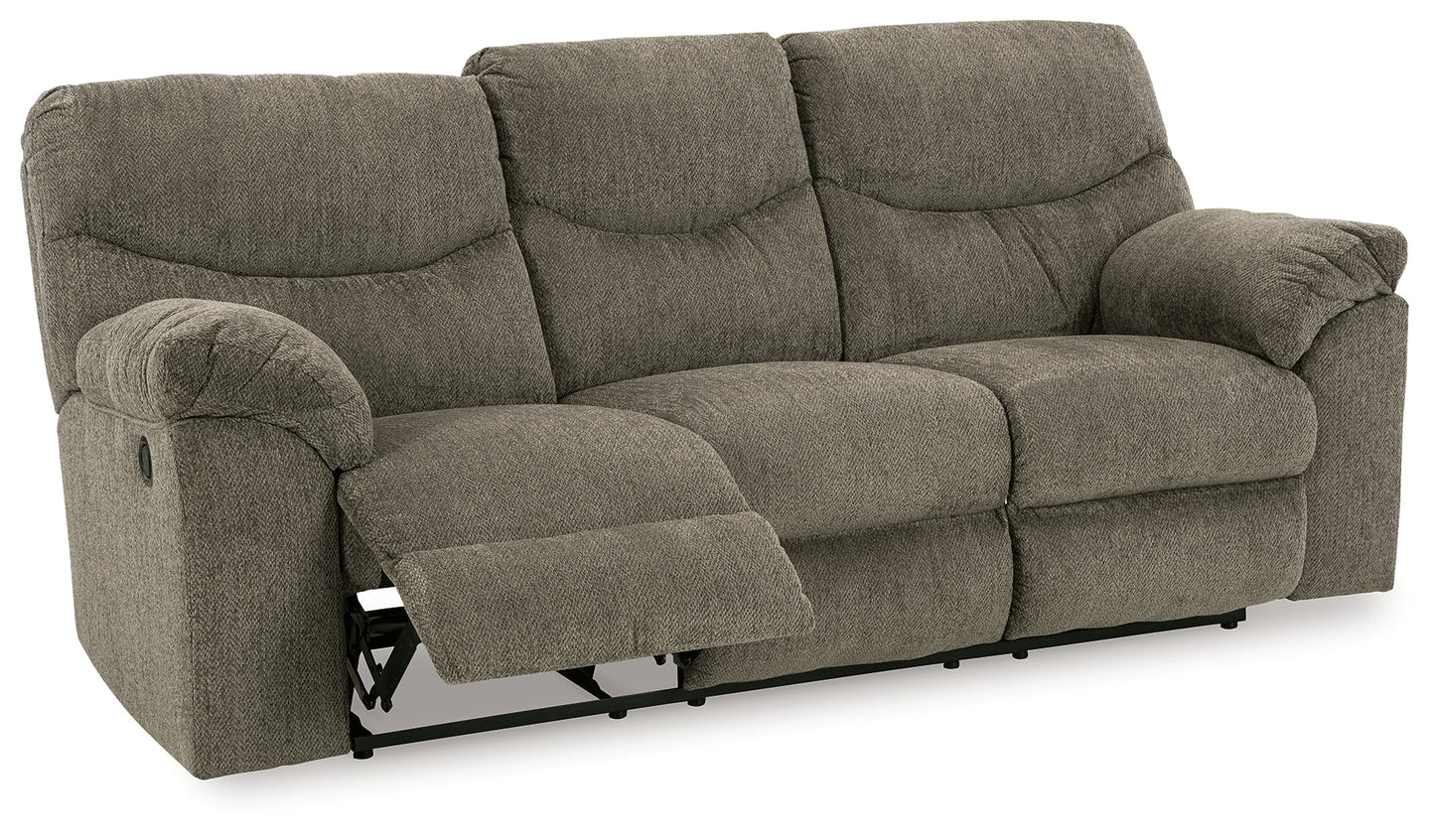 Alphons Putty Reclining Sofa, Loveseat and Recliner