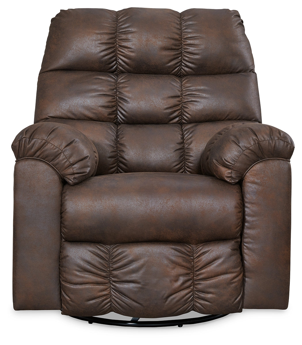 Derwin Nut Reclining Sofa, Loveseat and Recliner