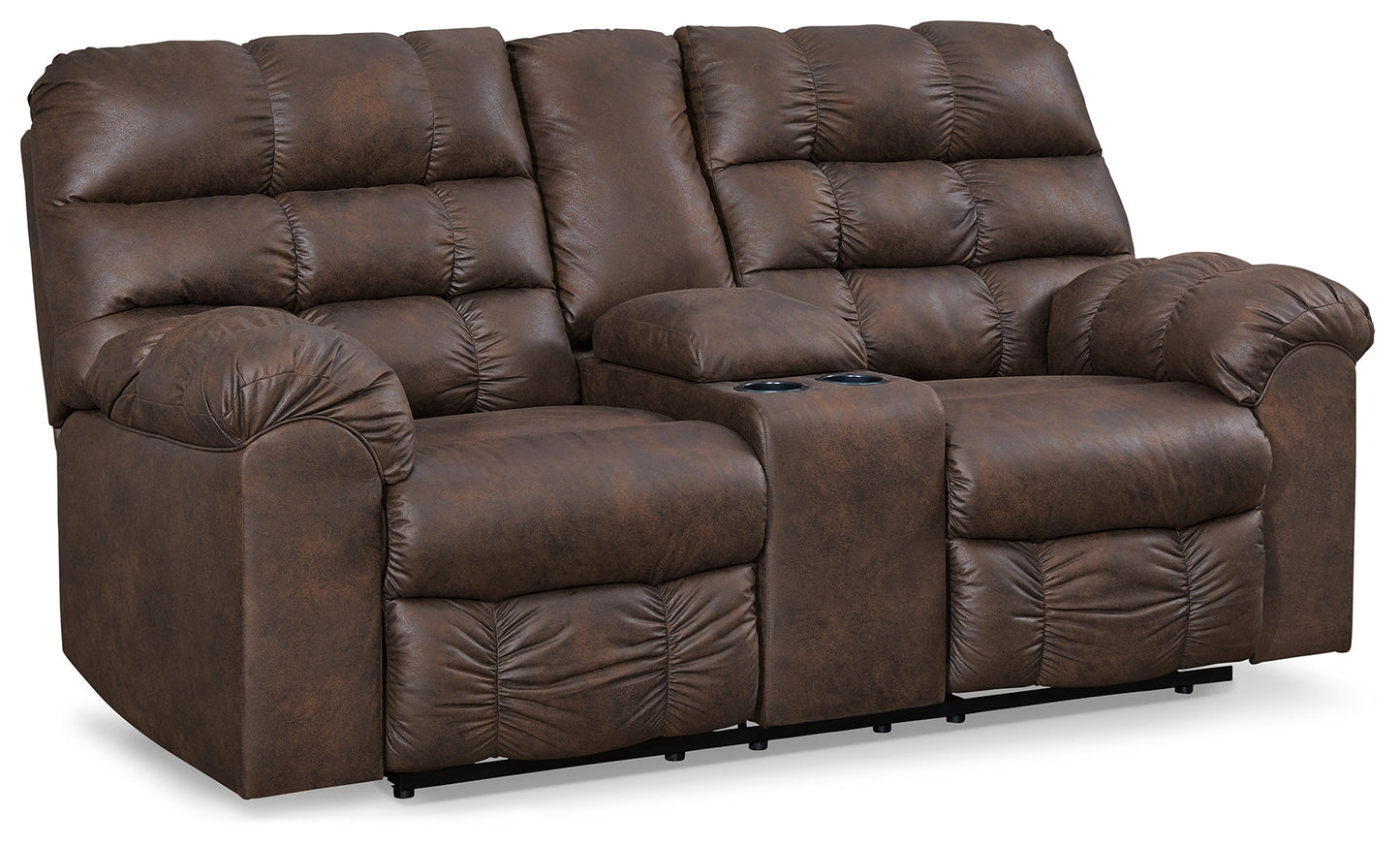 Derwin Nut Reclining Sofa, Loveseat and Recliner