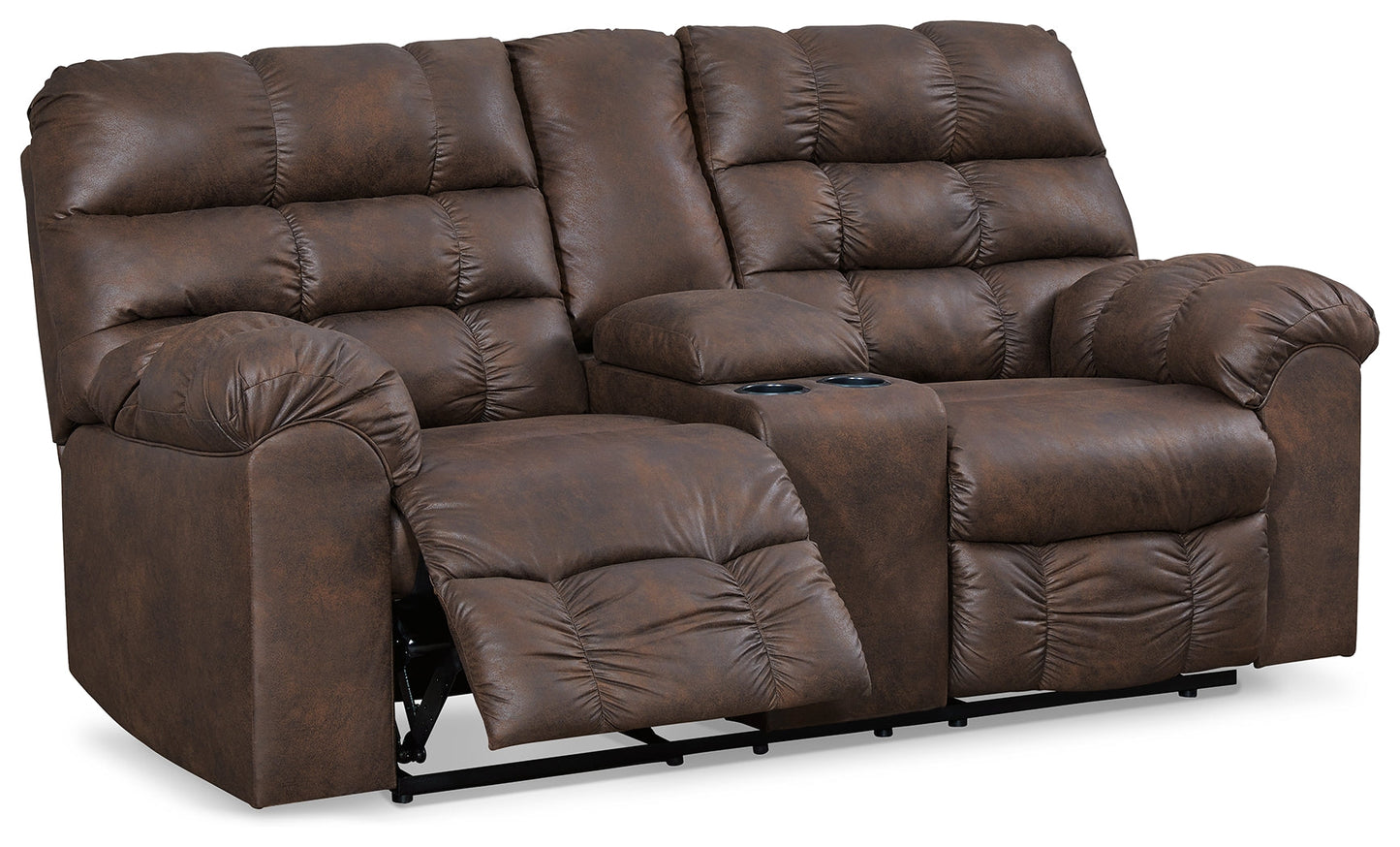 Derwin Nut Reclining Sofa, Loveseat and Recliner