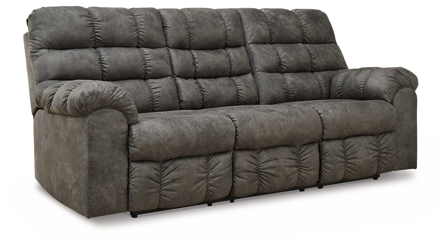 Derwin Concrete Reclining Sofa and Loveseat