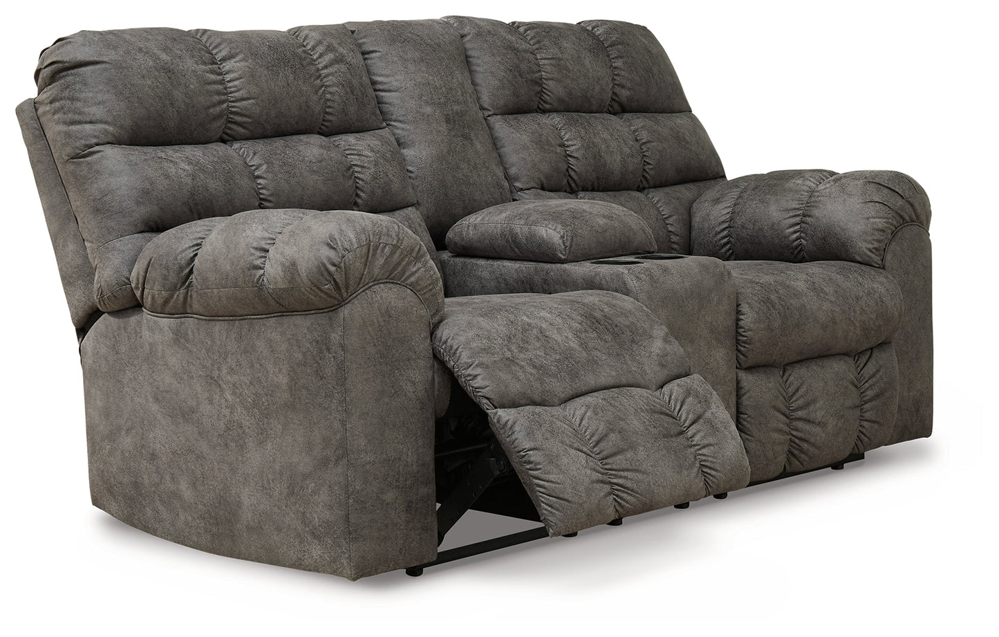 Derwin Concrete Reclining Sofa, Loveseat and Recliner