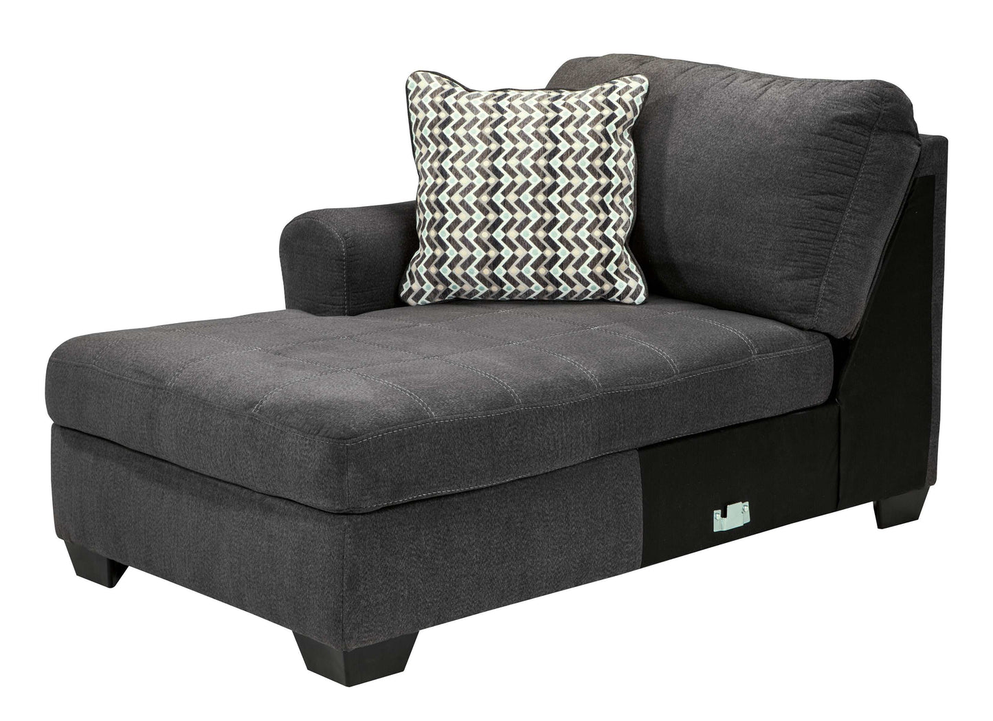 Ambee Slate 3pc Sectional w/ Chaise