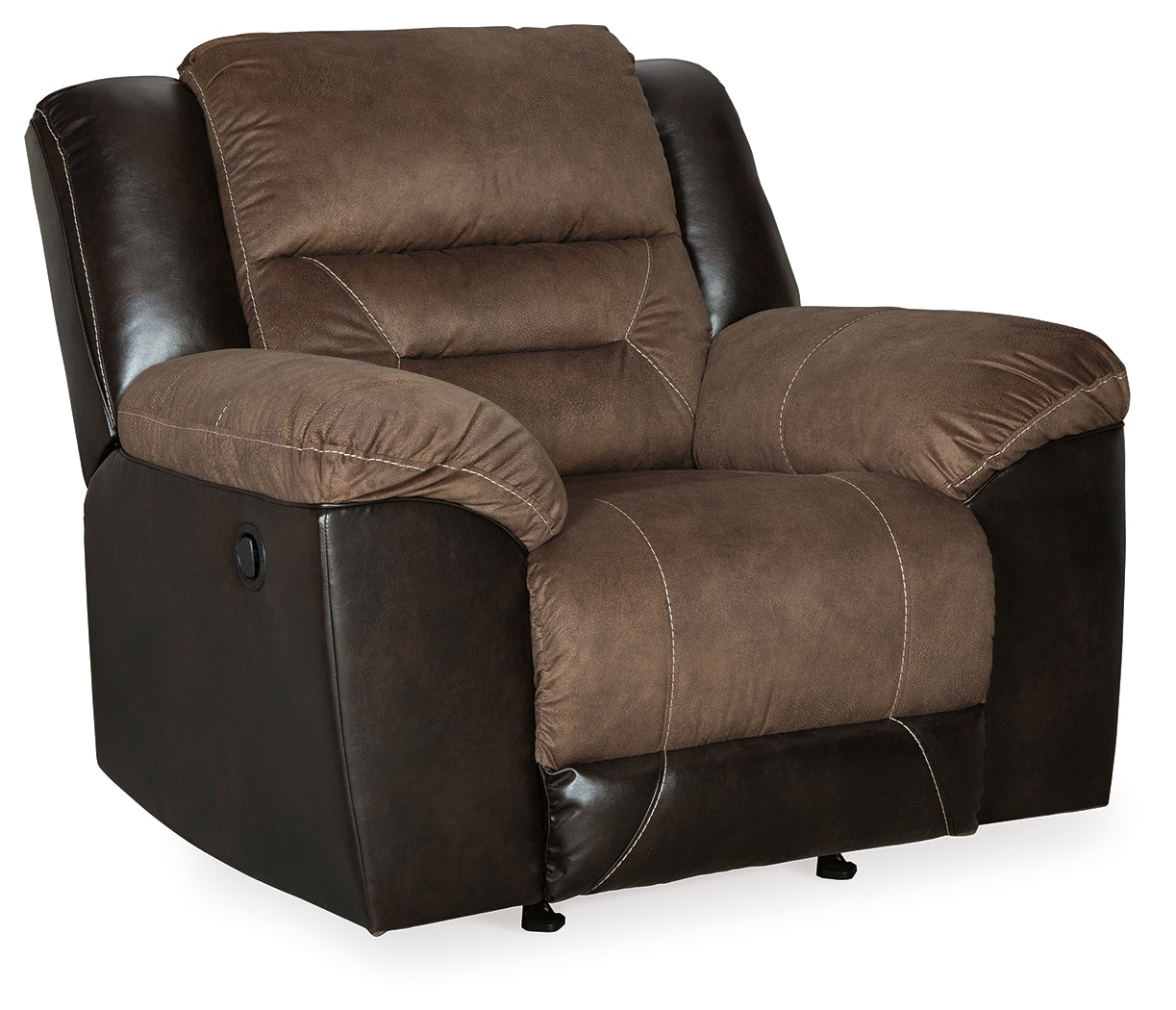 Earhart Chestnut Reclining Sofa and Recliner