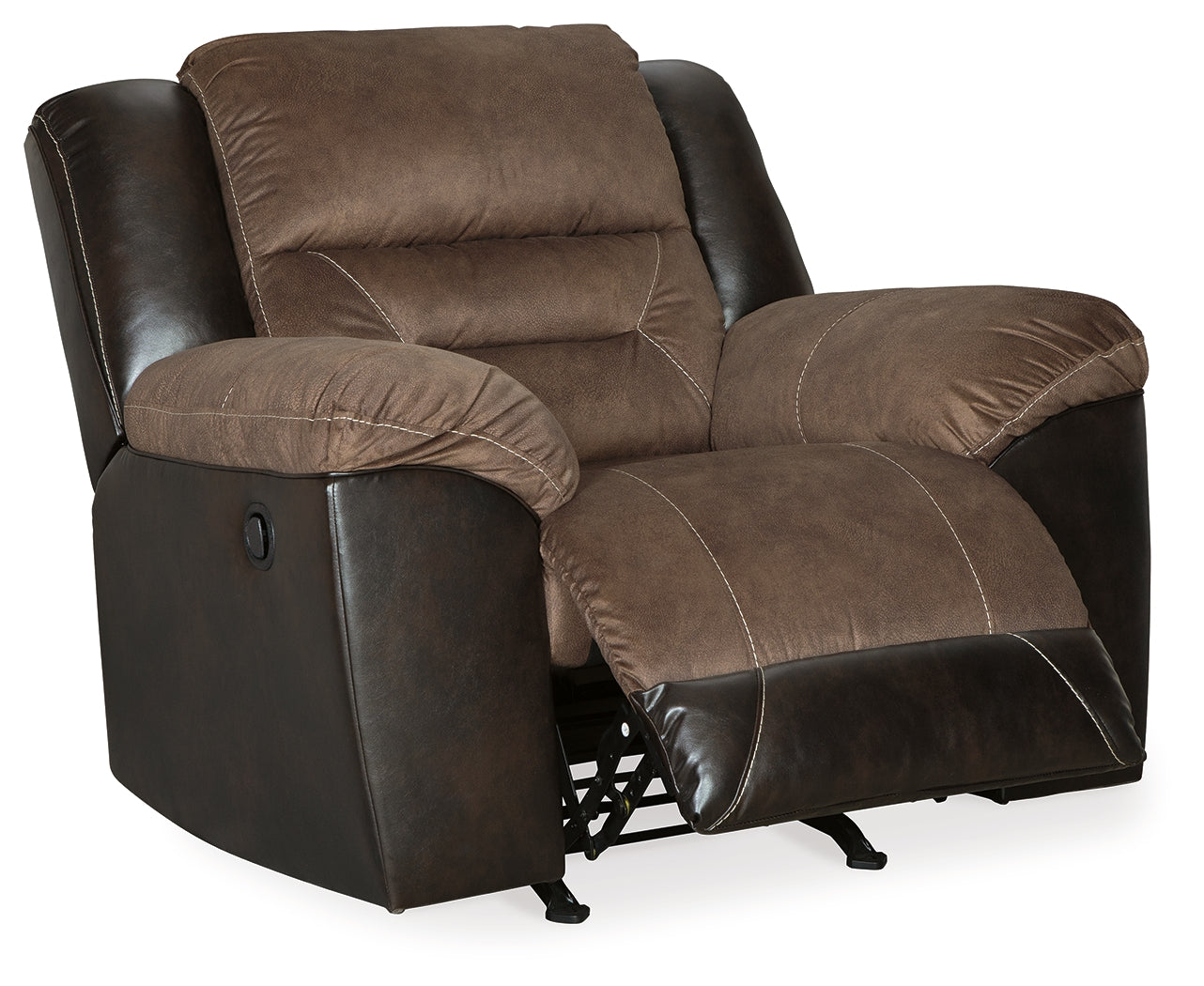 Earhart Chestnut Reclining Sofa and Recliner