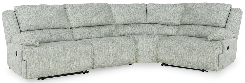 McClelland Gray 4-Piece Reclining Sectional