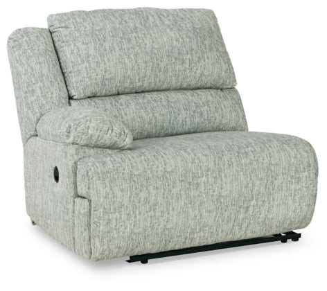 McClelland Gray 7pcs Manual Reclining Sectional w/ RAF Chaise