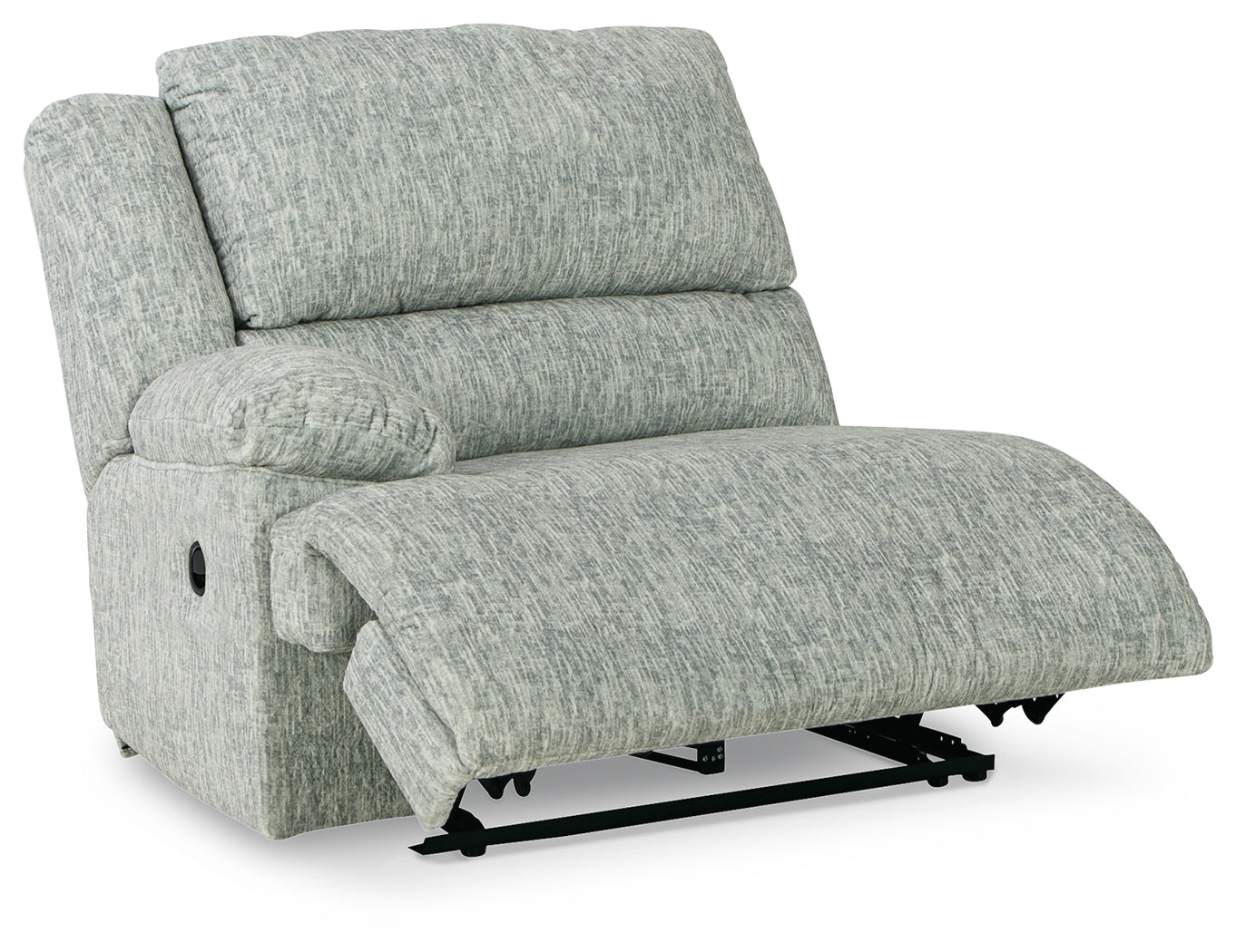 McClelland Gray 4-Piece Reclining Sectional and Oversized Recliner