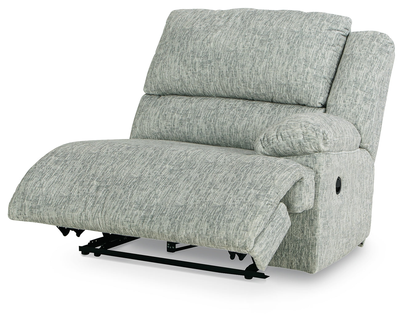 McClelland Gray 4-Piece Reclining Sectional and Oversized Recliner