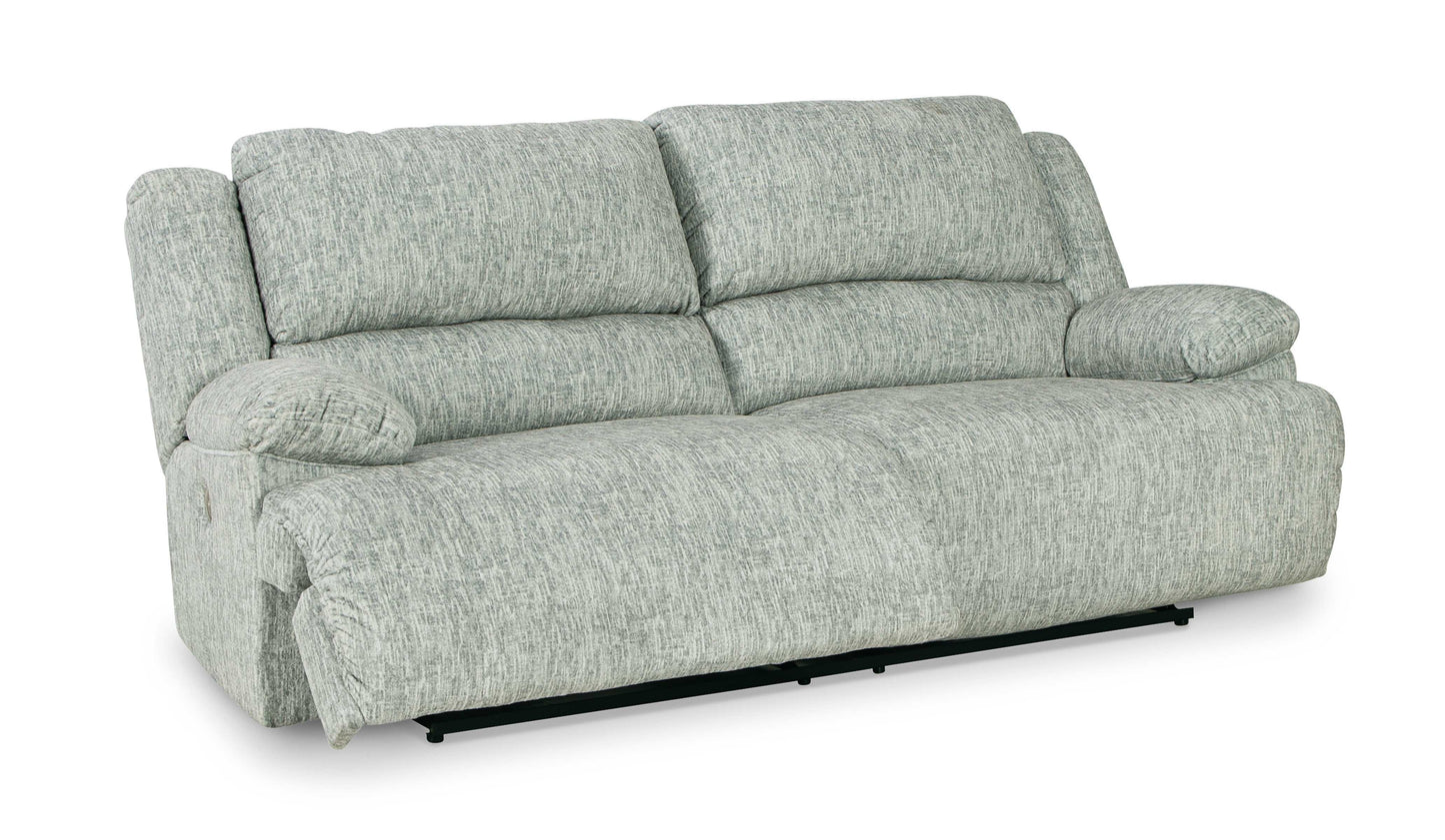 McClelland Gray Power Reclining Sofa & Loveseat / 2pcs Set