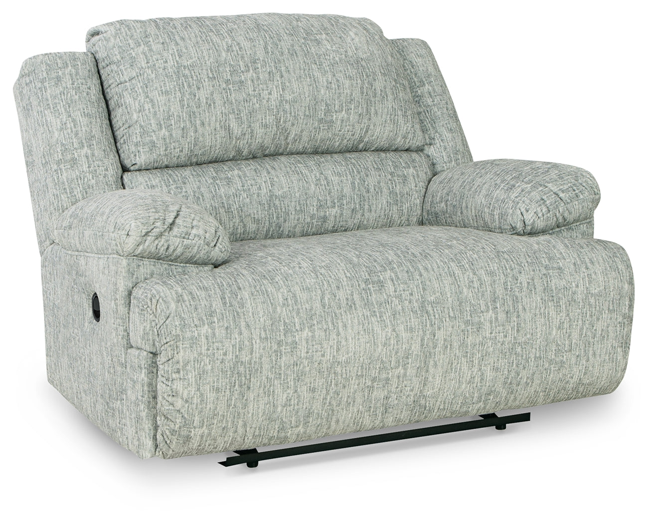 McClelland Gray 4-Piece Reclining Sectional and Oversized Recliner