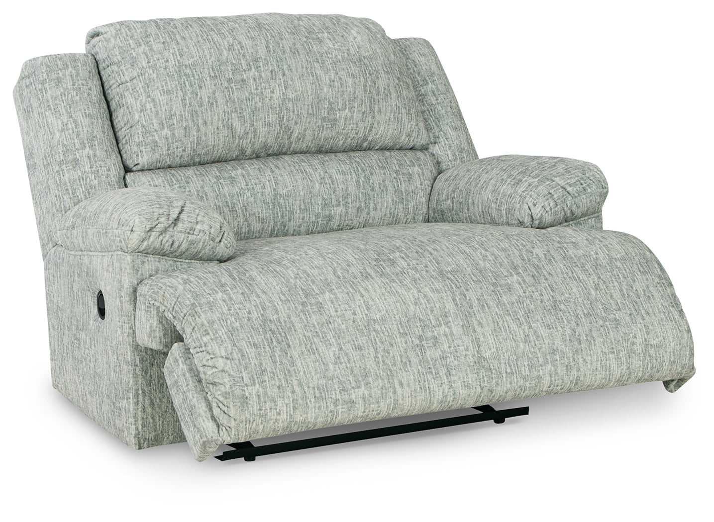 McClelland Gray 4-Piece Reclining Sectional and Oversized Recliner