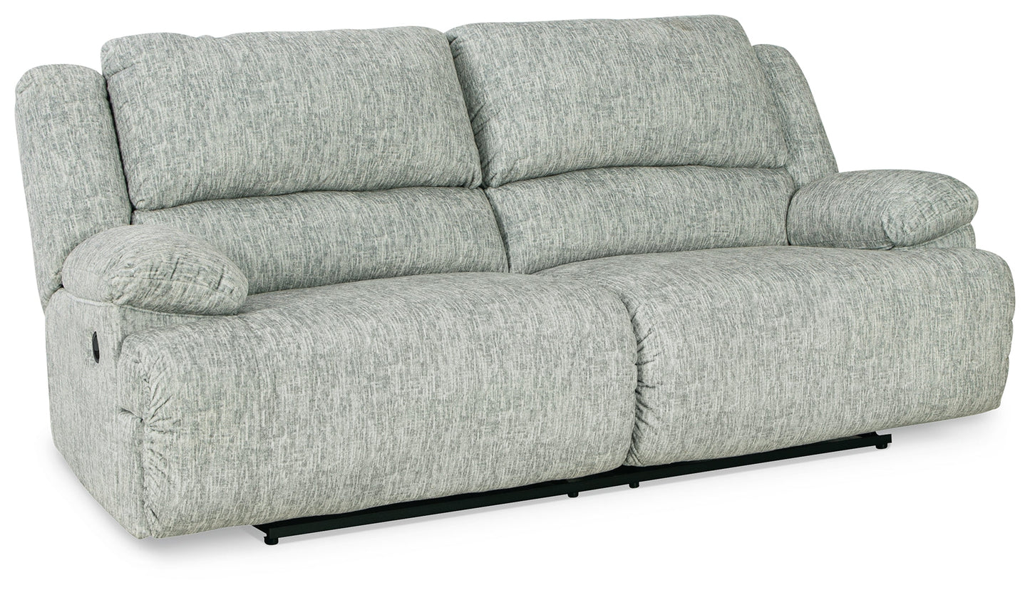 McClelland Gray Reclining Sofa and Loveseat