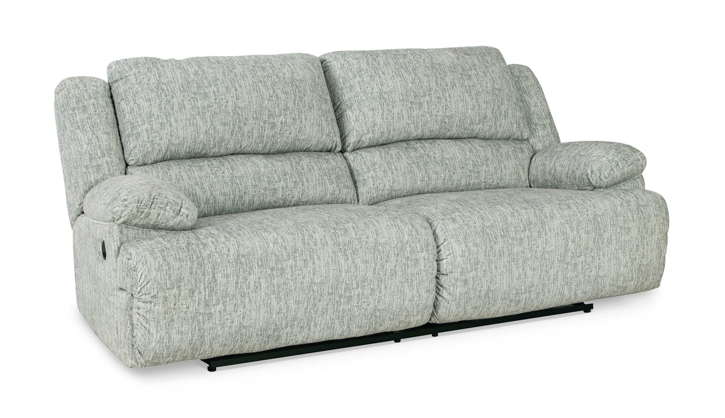 McClelland Gray Manual Reclining Sofa & Loveseat / 2pcs Set