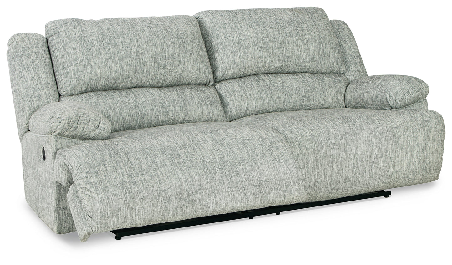 McClelland Gray Reclining Sofa and Recliner