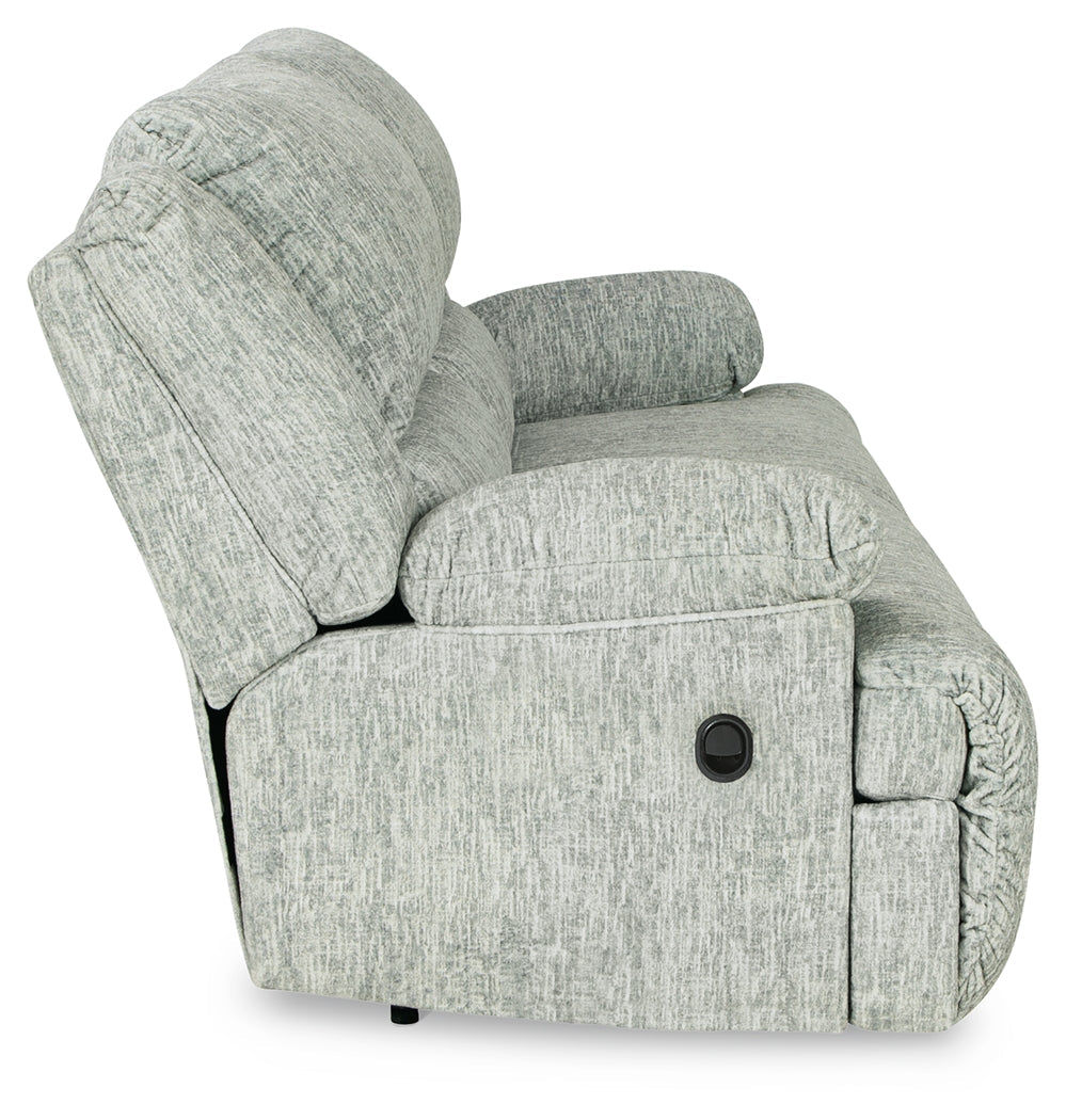 McClelland Gray Reclining Sofa, Loveseat and Recliner