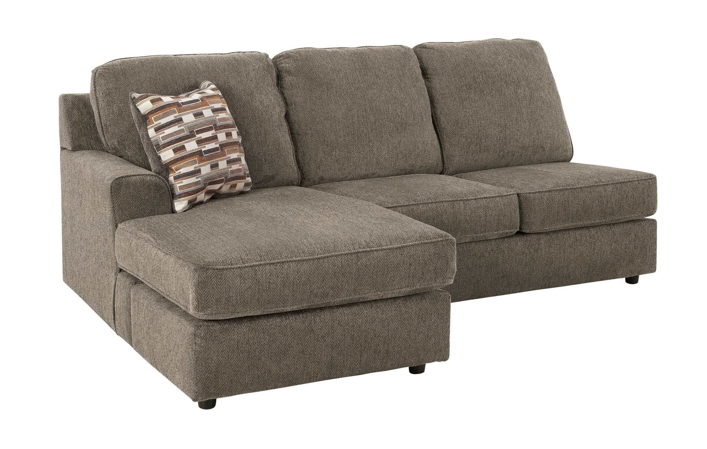 O'Phannon Putty 2pc RAF Corner Chaise Sectional Sofa