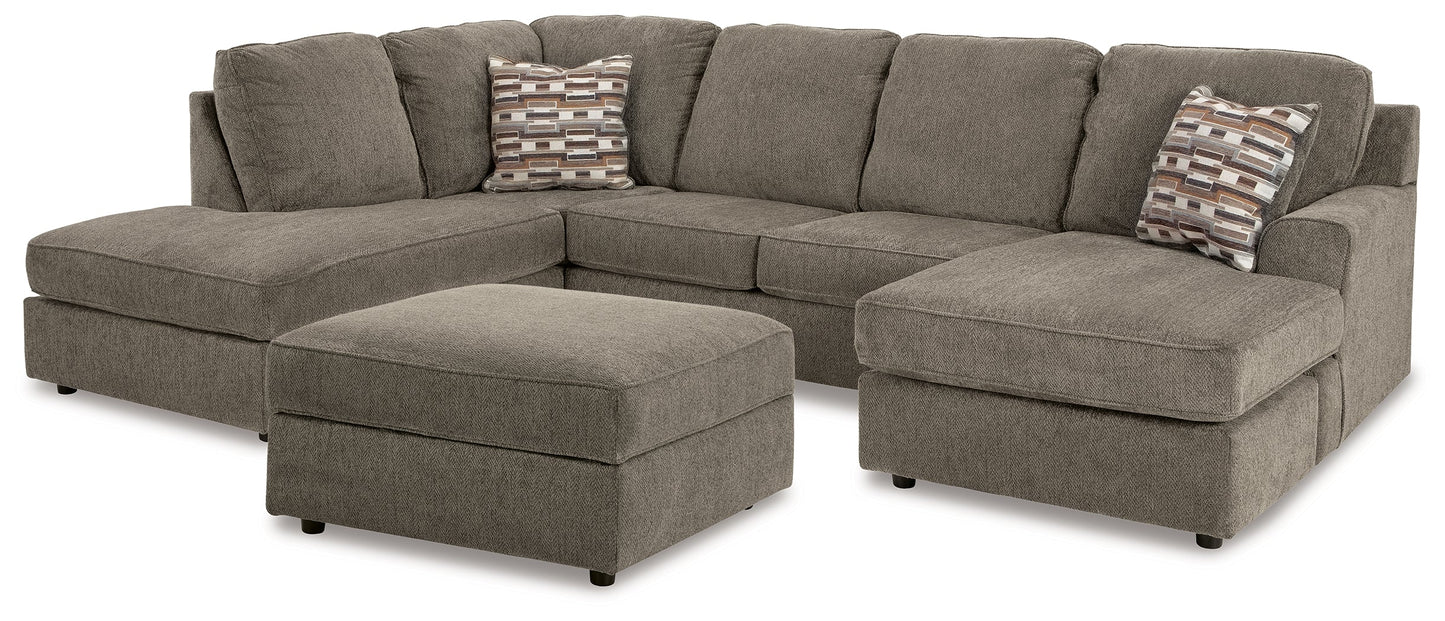 O'Phannon 2-Piece Sectional and Ottoman