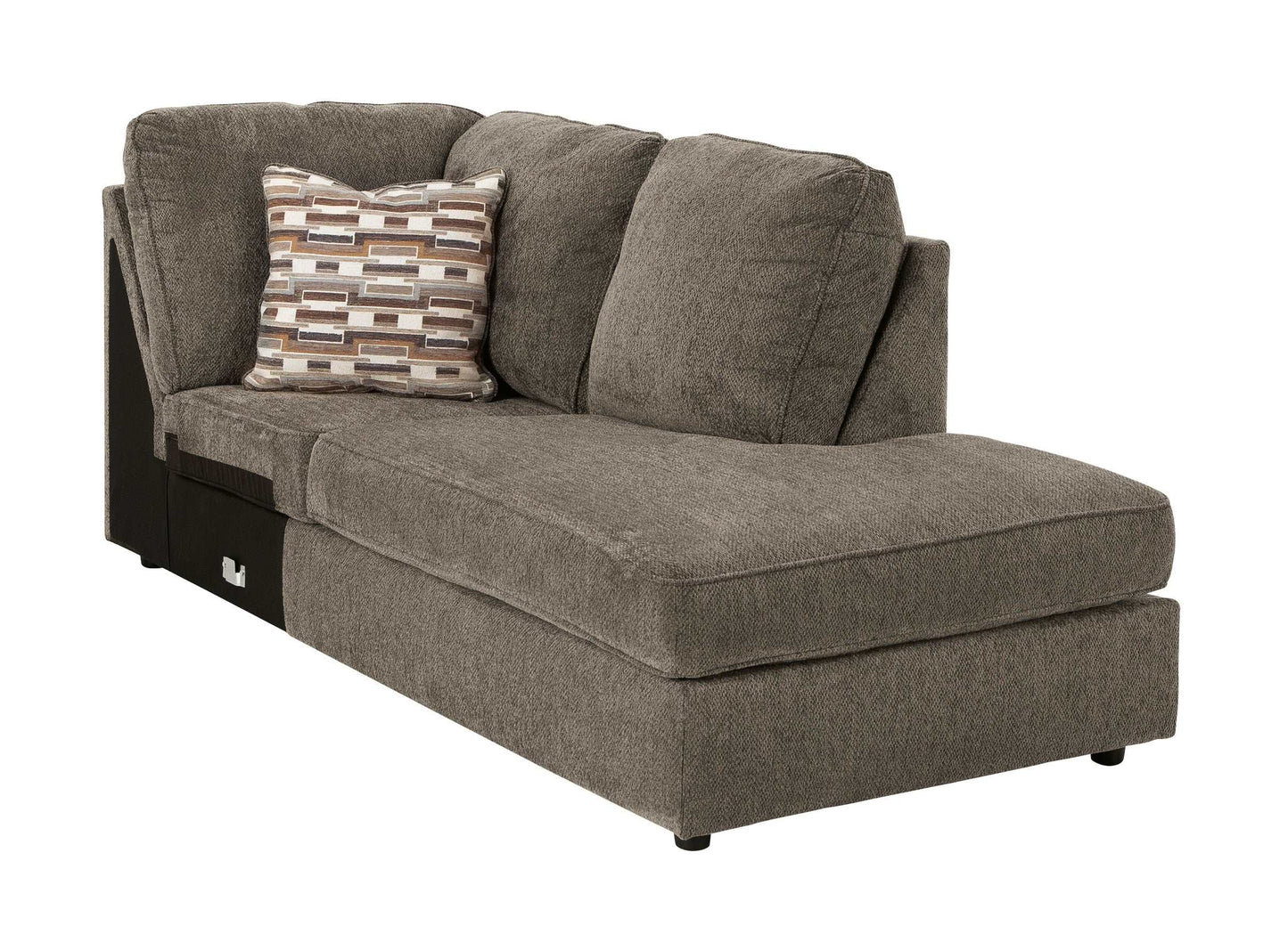 O'Phannon Putty 2pc RAF Corner Chaise Sectional Sofa