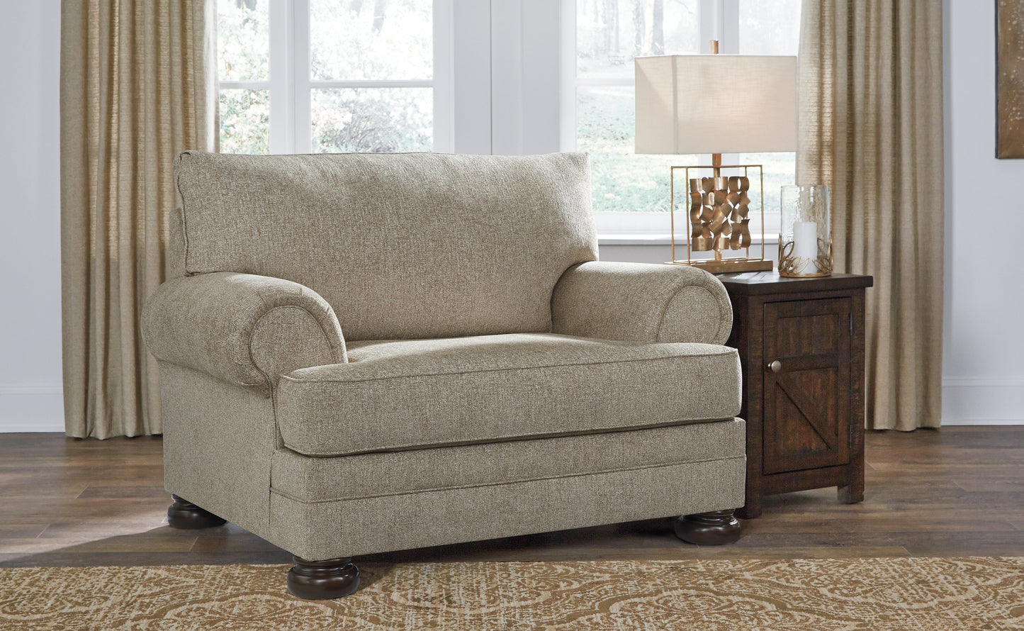 Kananwood Oatmeal Sofa, Chair and Ottoman