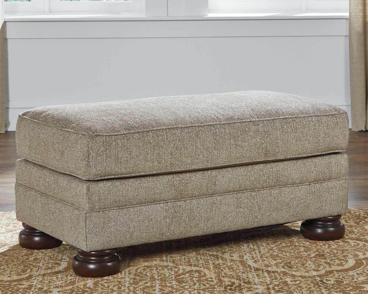 Kananwood Oatmeal Sofa, Loveseat, Oversized Chair and Ottoman