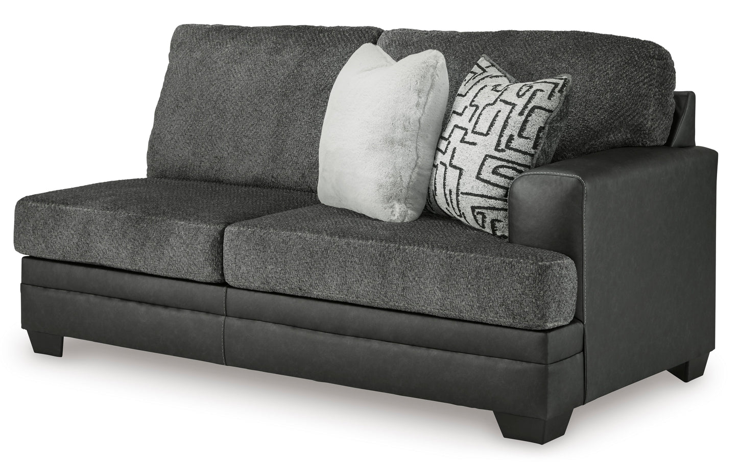 Brixley Pier Graphite 2pc LAF Chaise Sectional - Ornate Home