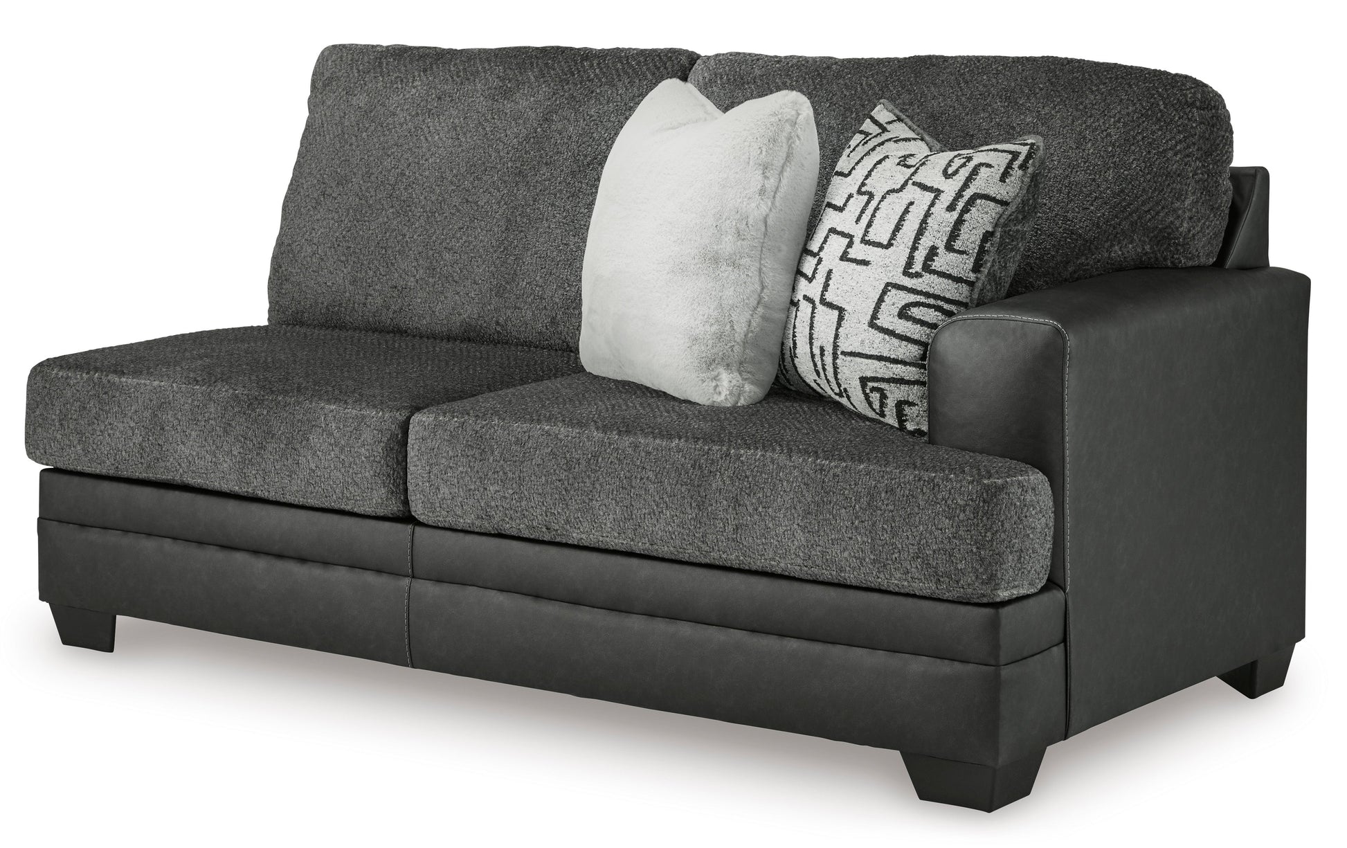 Brixley Pier Graphite 2pc LAF Chaise Sectional - Ornate Home