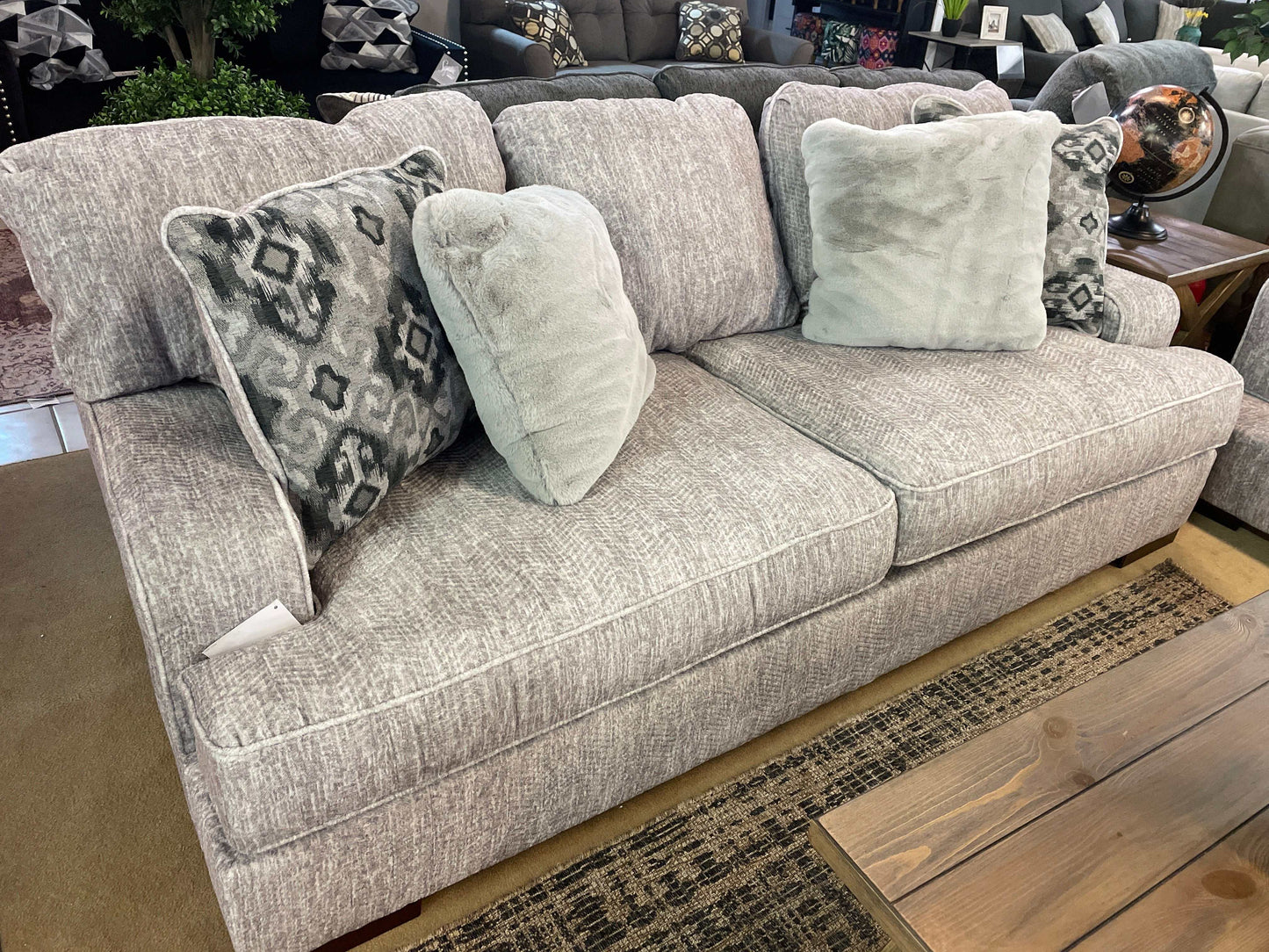 Mercado Pewter Sofa & Loveseat / 2pc Set