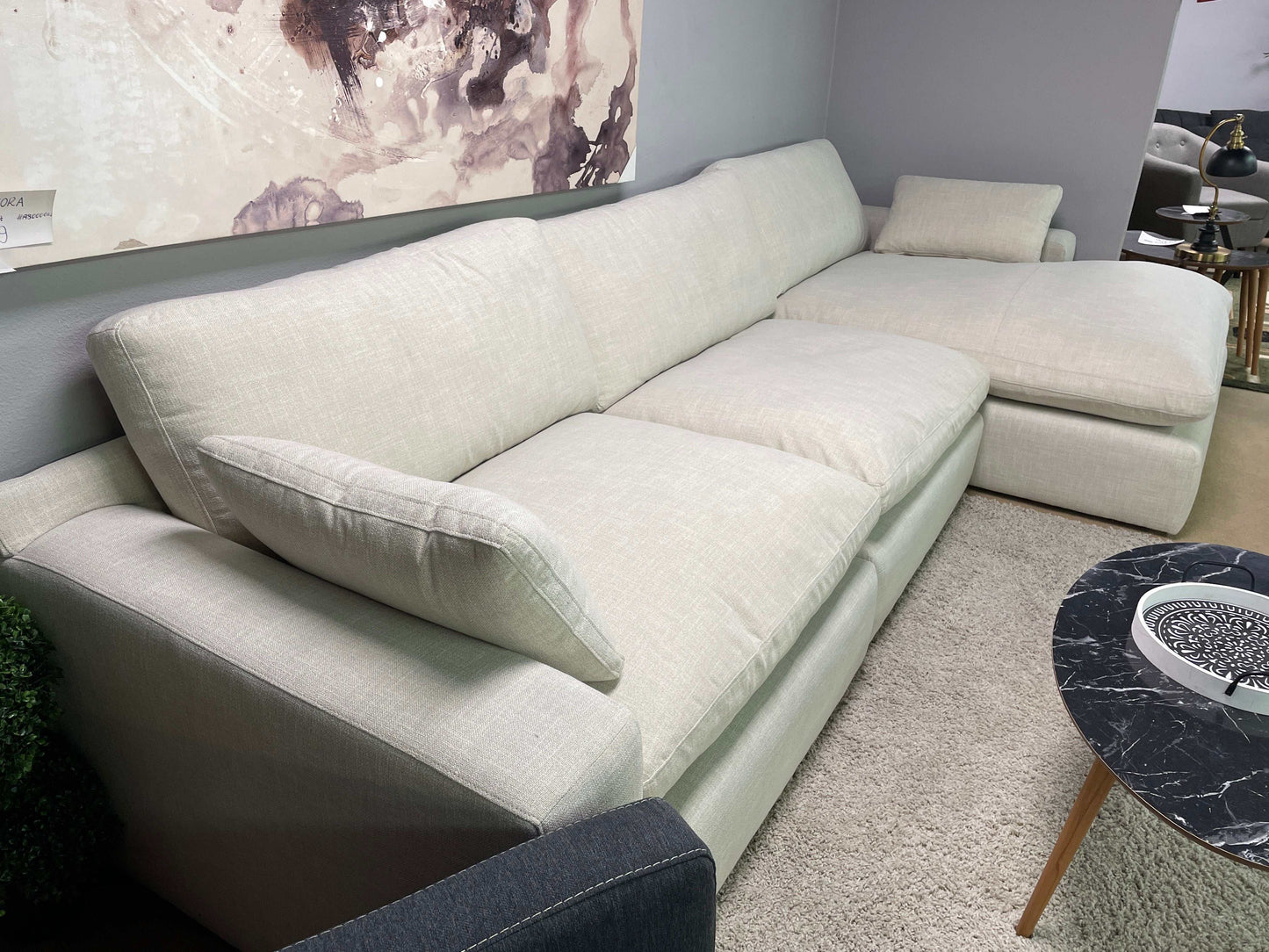 Elyza Linen Modular Sectional Units Create your own Style