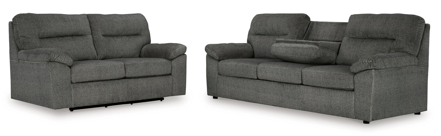 Bindura Mineral Sofa & Loveseat Living Room Set / 2pc