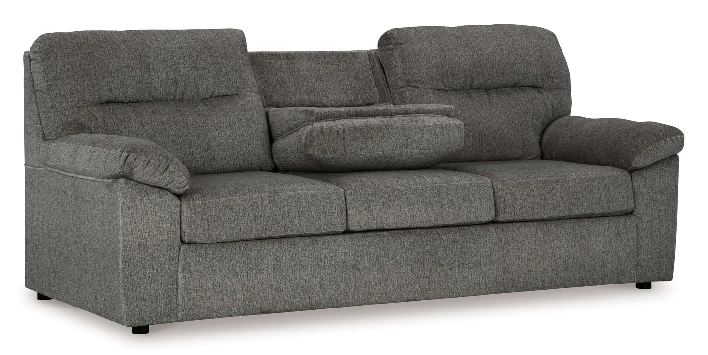 Bindura Mineral Sofa w/ Drop-Down Table