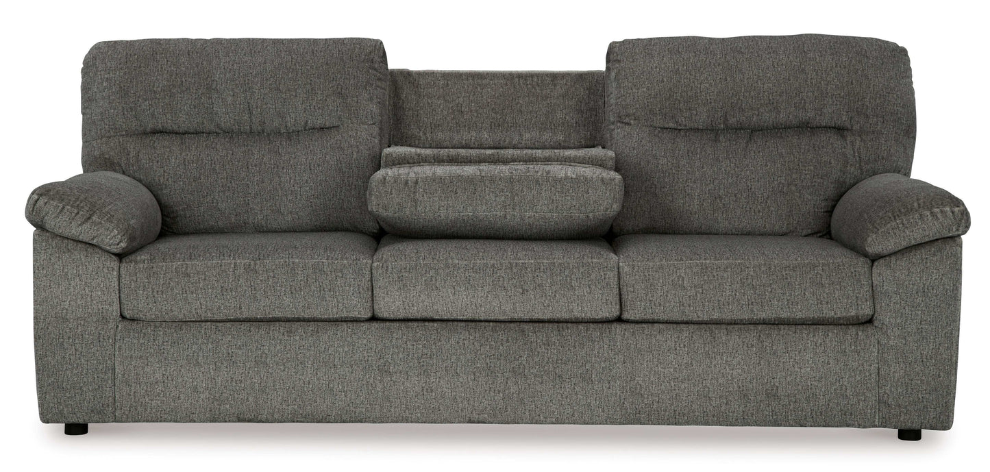 Bindura Mineral Sofa w/ Drop-Down Table