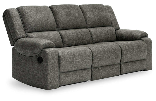 Benlocke Flannel 3pc Manual Reclining Sectional Sofa