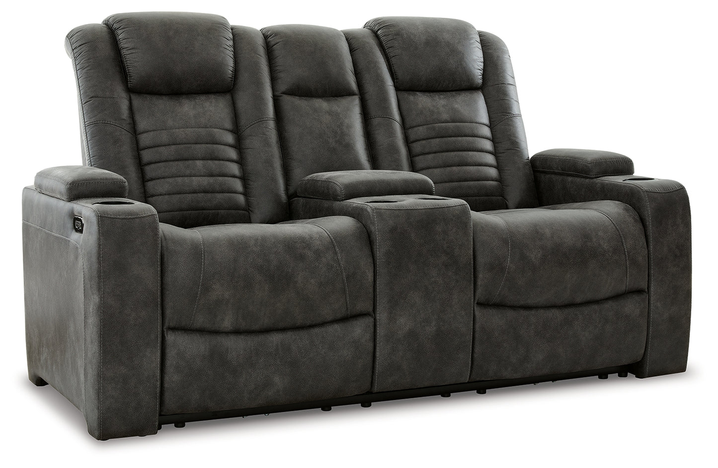 Soundcheck Storm Power Reclining Loveseat with Console