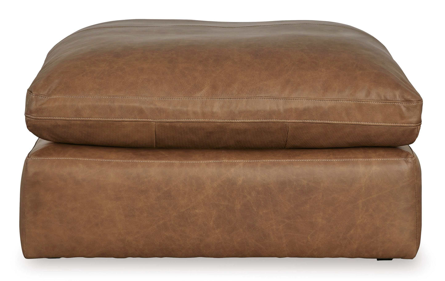 Emilia Caramel Leather 7pc Modular Sectional