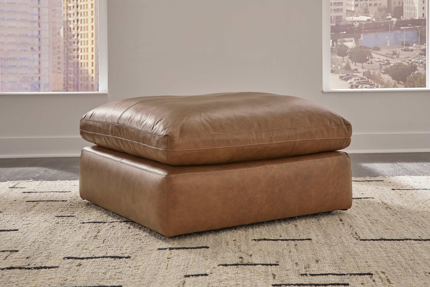 Emilia Caramel Leather Modular Sectional Units / Create your own Style