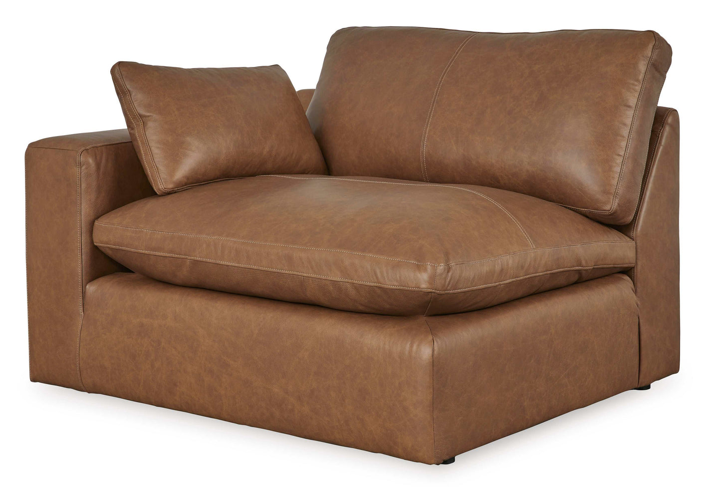 Emilia Caramel Leather Modular Sectional Units / Create your own Style