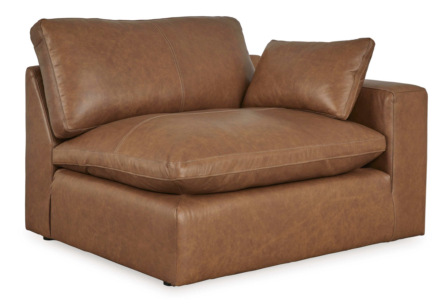 Emilia Caramel Leather Modular Sectional Units / Create your own Style