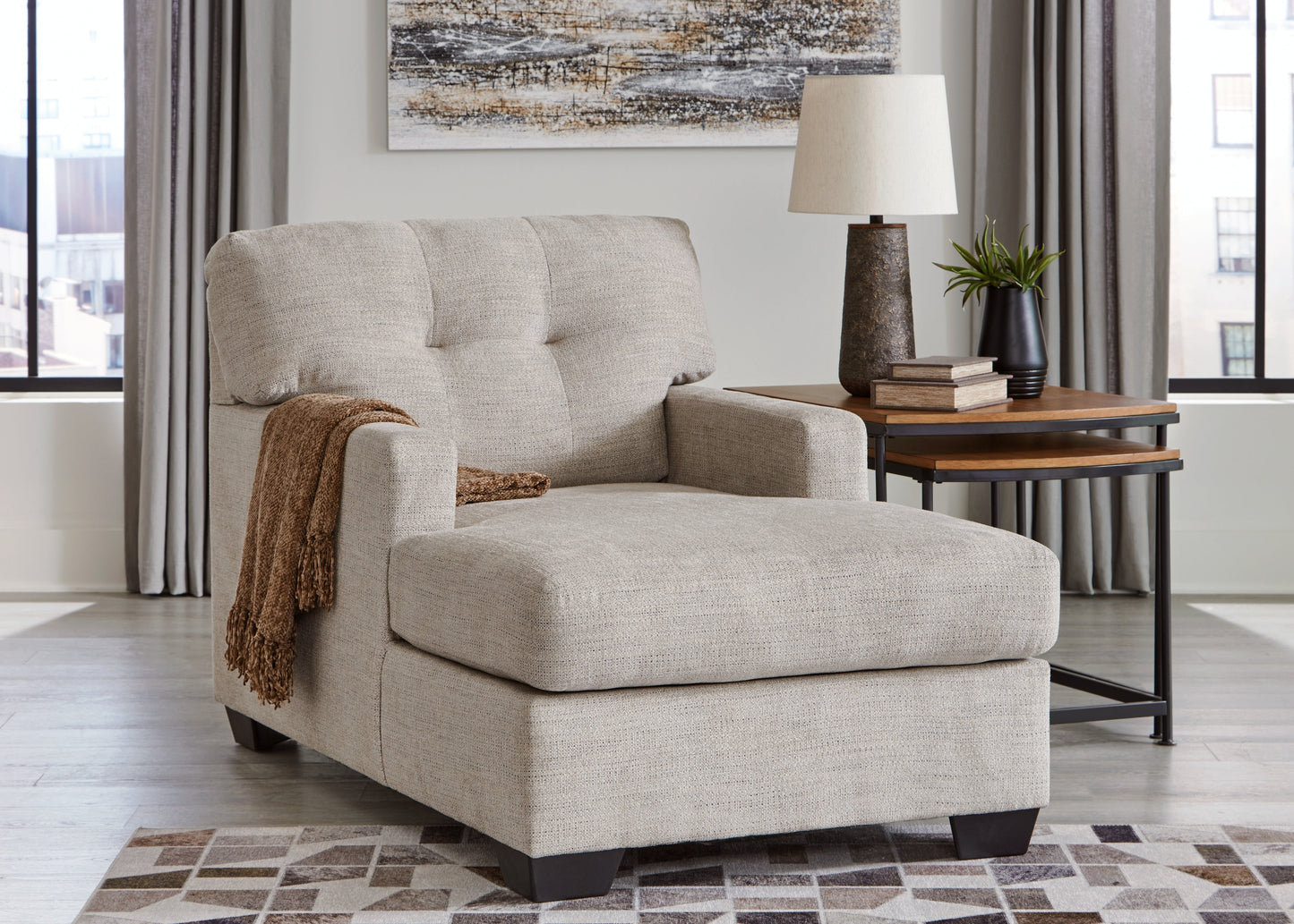 Mahoney Gray Sofa and Chaise