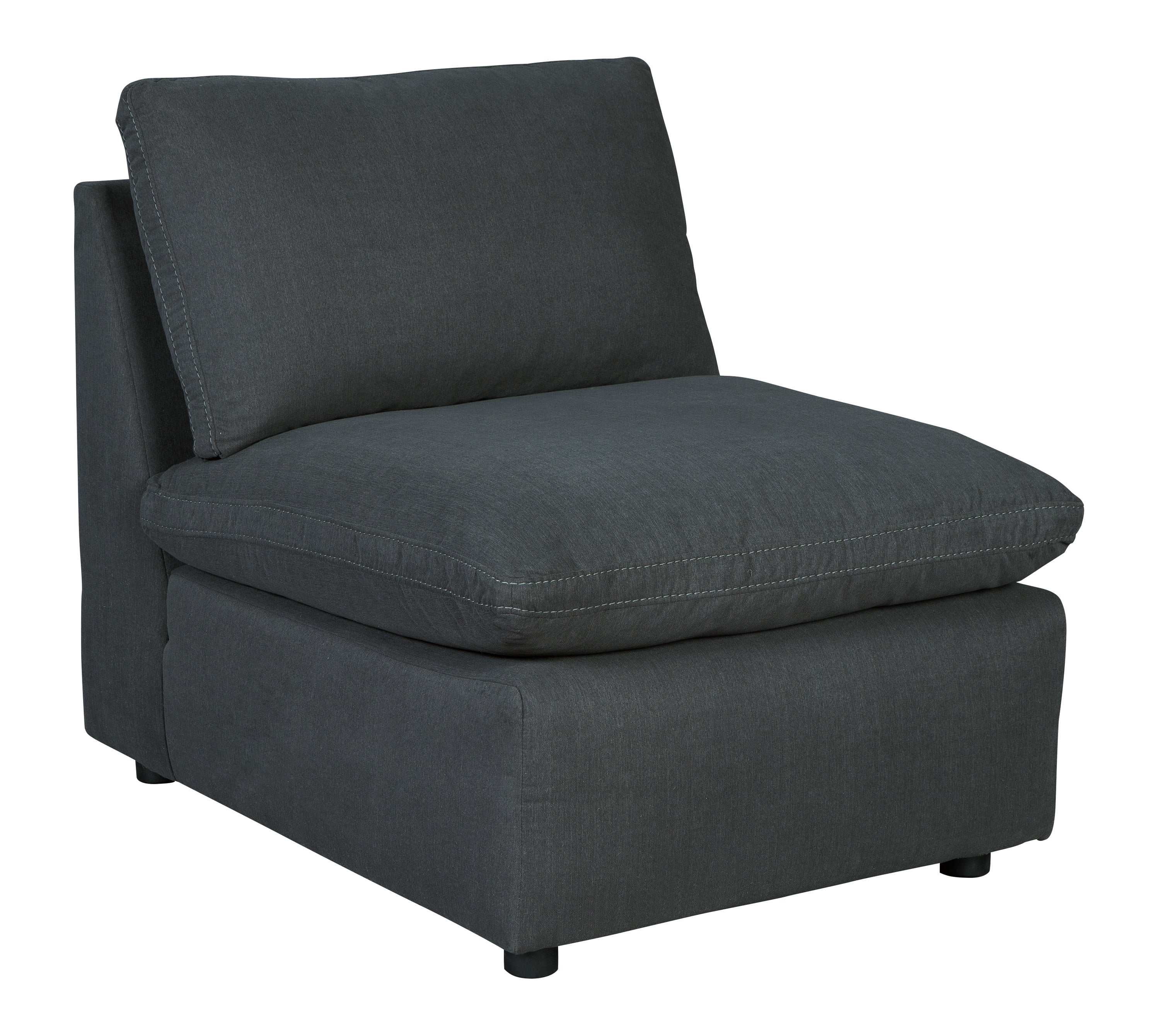 Savesto Charcoal Fabric Modular Sectional Units Create your own Style Viva Home