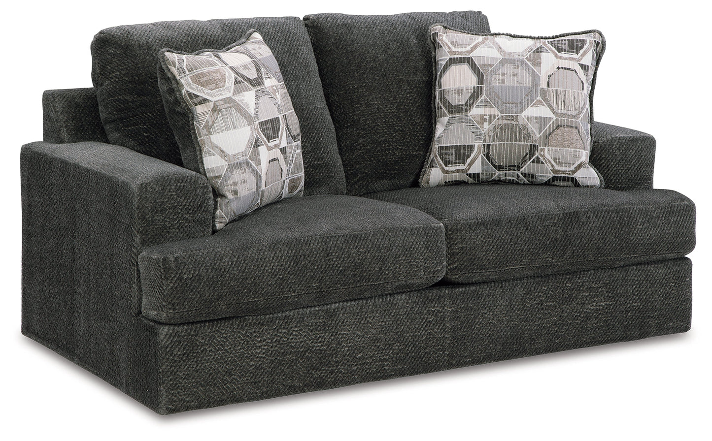 Karinne Smoke Sofa, Loveseat, Oversized Chair and Ottoman