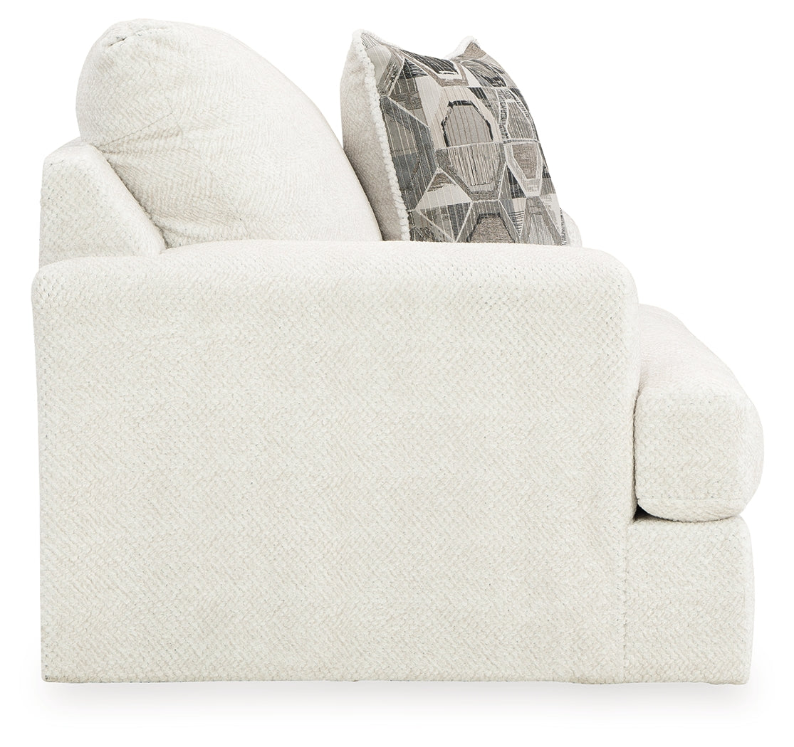 Karinne Linen Sofa, Loveseat, Oversized Chair and Ottoman