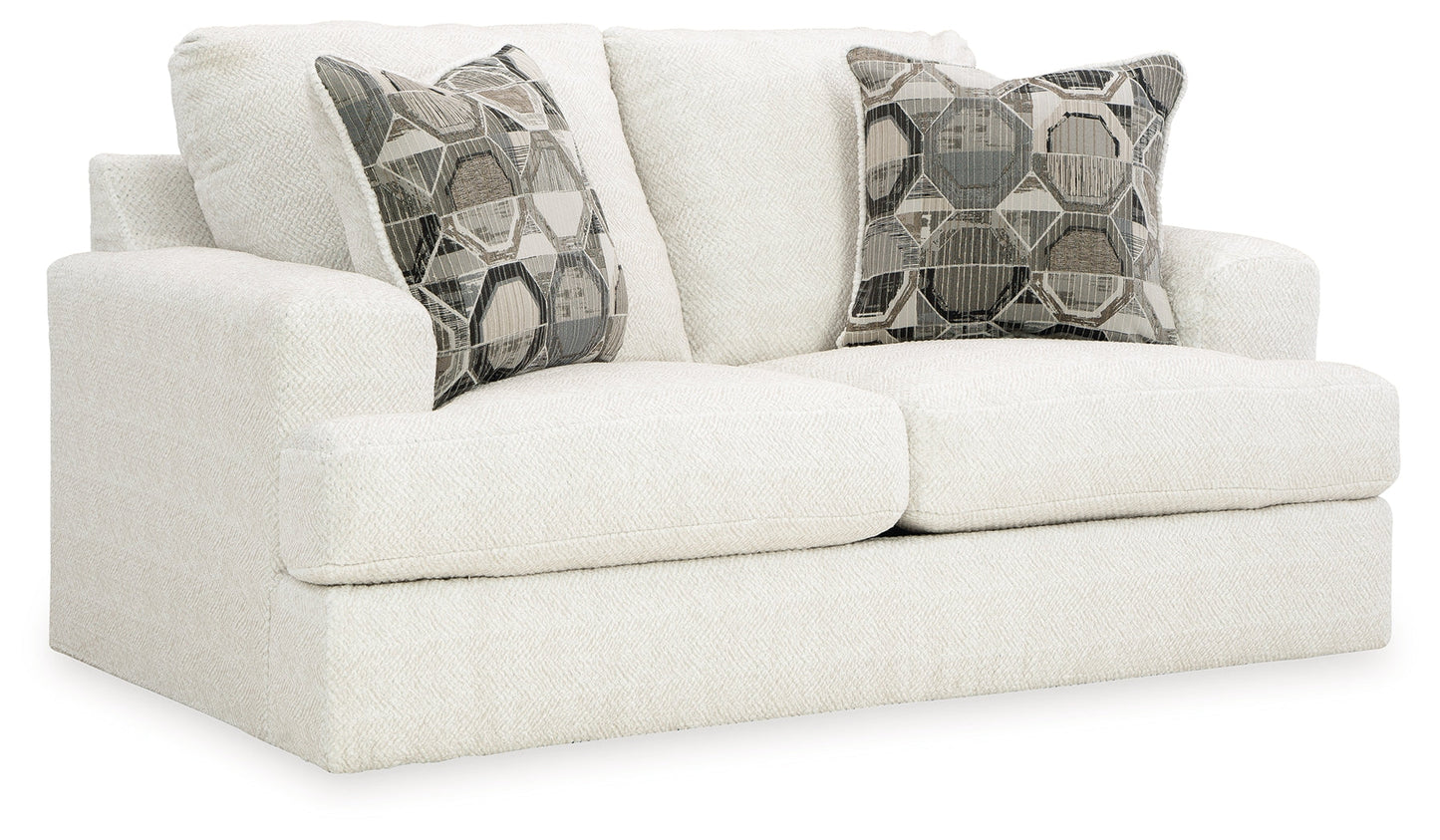 Karinne Linen Sofa, Loveseat, Oversized Chair and Ottoman