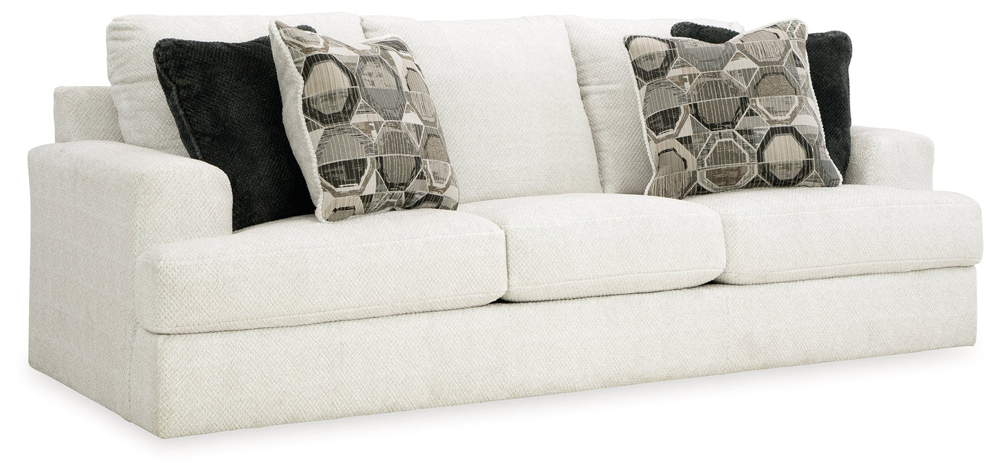 Karinne Linen Sofa, Loveseat, Oversized Chair and Ottoman